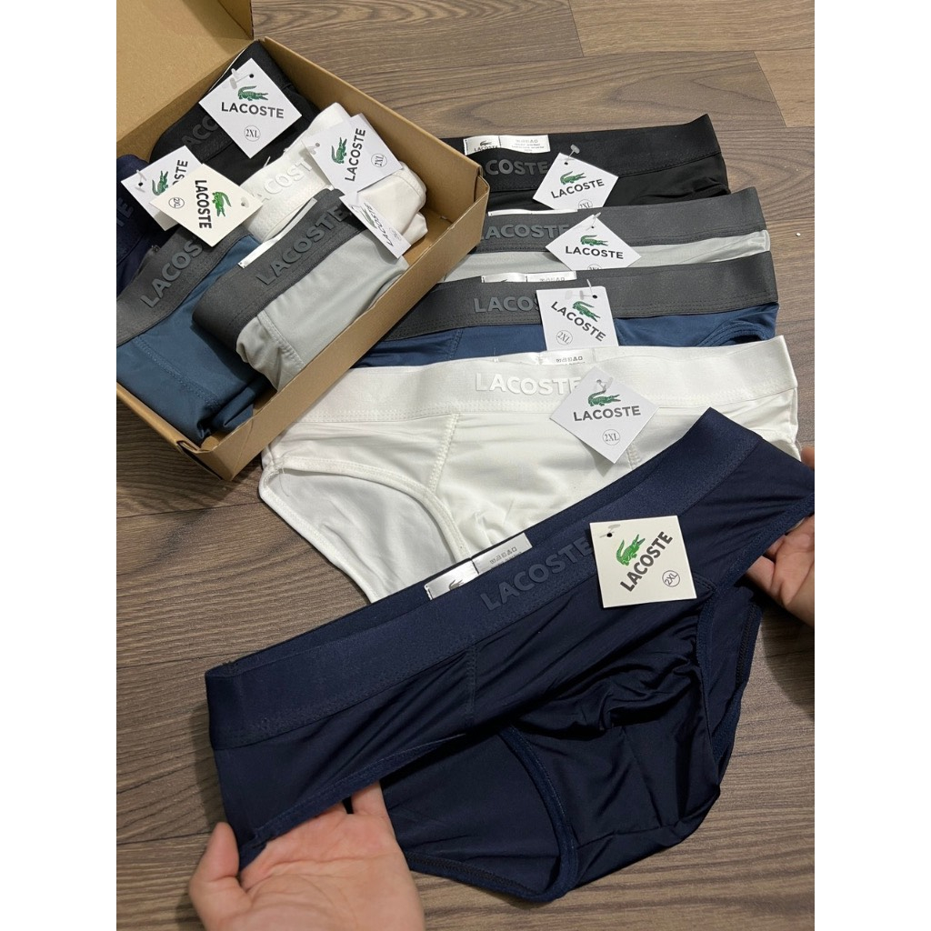 Quần Lót Nam  quần lót boxer nam LA thun lạnh thoáng khí co giãn 4 chiều set 5 màu