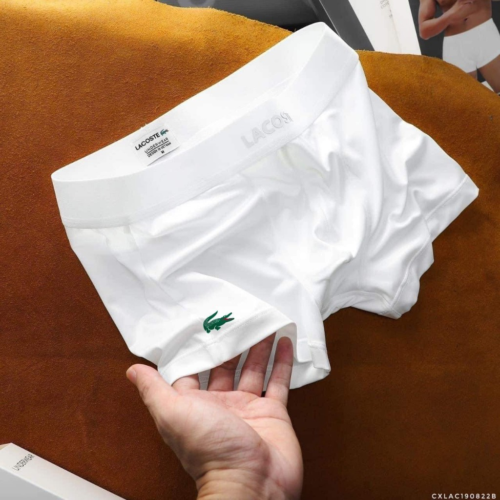 Quần Lót Nam  quần lót boxer nam LA thun lạnh thoáng khí co giãn 4 chiều set 5 màu