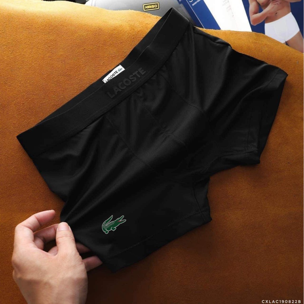 Quần Lót Nam  quần lót boxer nam LA thun lạnh thoáng khí co giãn 4 chiều set 5 màu