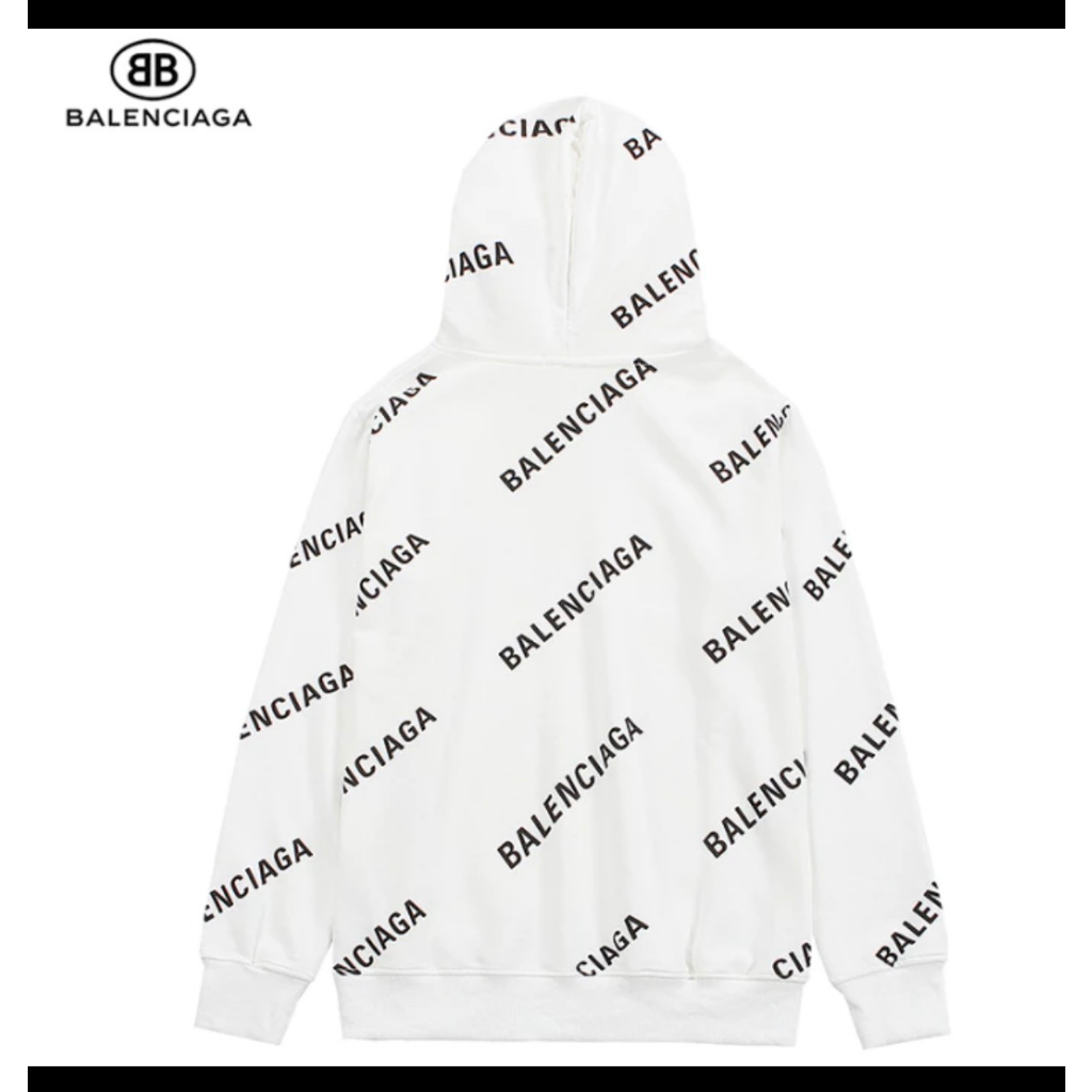 Áo Hoodie Balenciaga Mũ 2 Lớp Dày Dặn Cao Cấp-Áo Hoodie Balen Cao Cấp Chuẩn Form