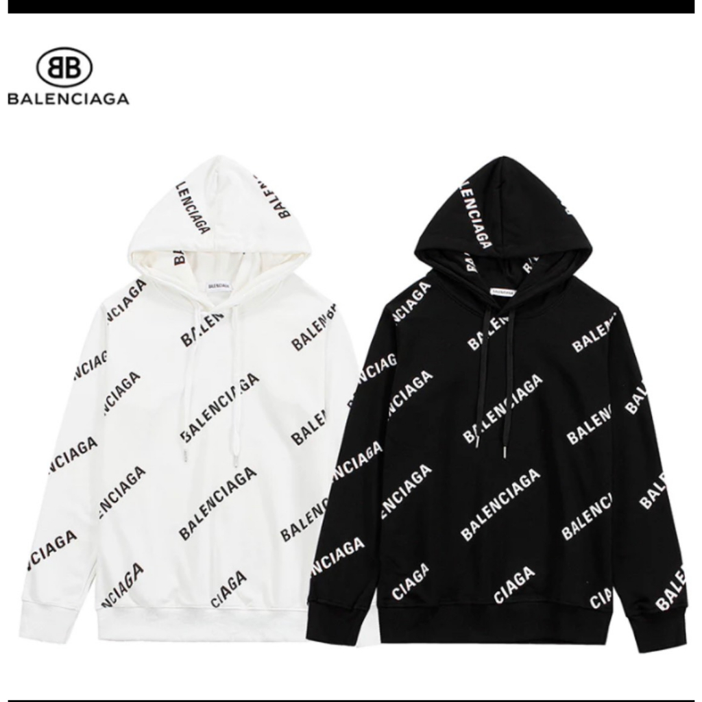 Áo Hoodie Balenciaga Mũ 2 Lớp Dày Dặn Cao Cấp-Áo Hoodie Balen Cao Cấp Chuẩn Form