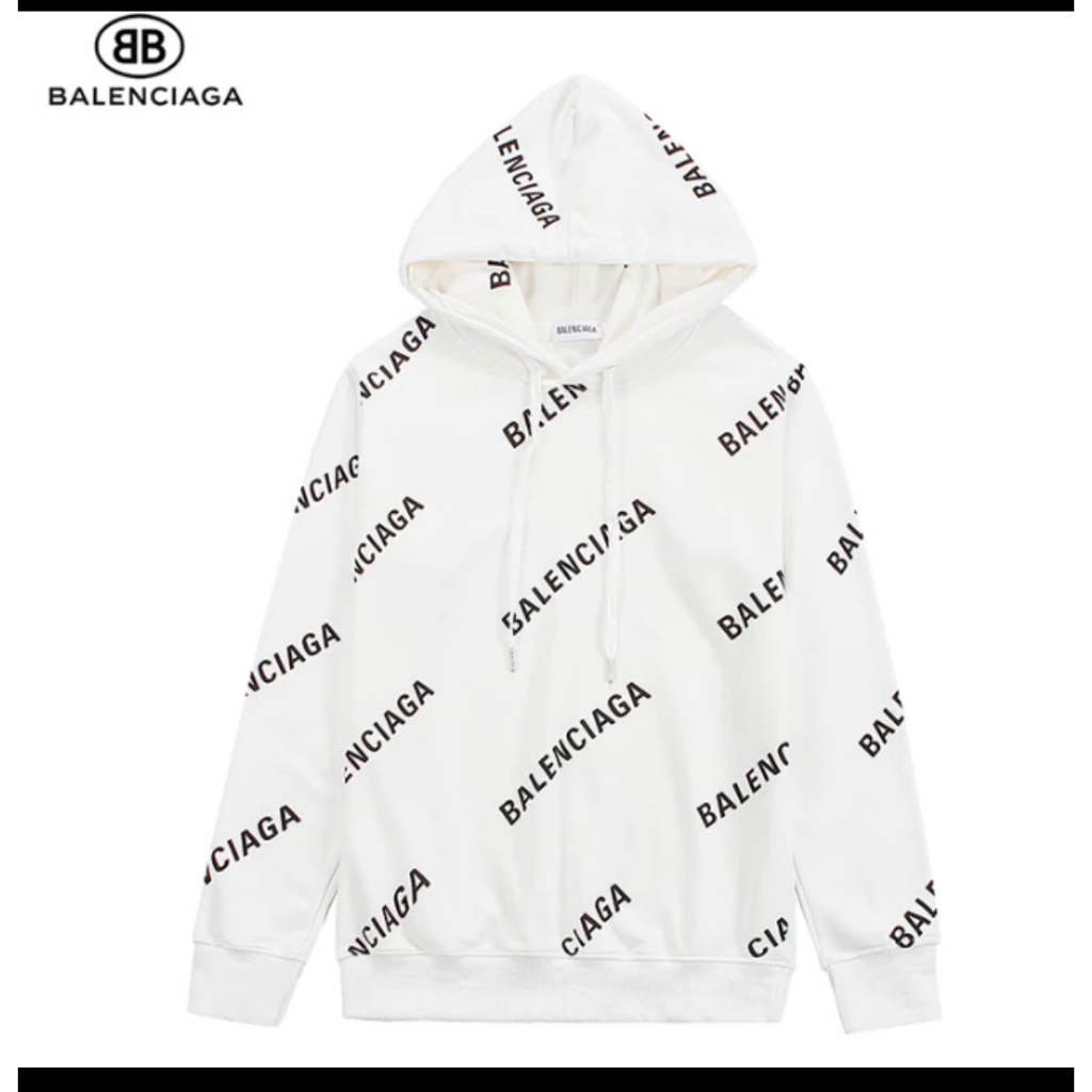 Áo Hoodie Balenciaga Mũ 2 Lớp Dày Dặn Cao Cấp-Áo Hoodie Balen Cao Cấp Chuẩn Form