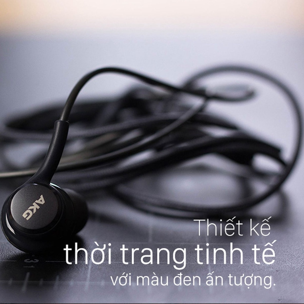 Tai Nghe Nhét Tai SS AKG s10-s10 plus màu đen jack cắm Type-C và 3.5mm  Bảo Hành 12 Tháng 1 Đổi 1 Paolu Store VN