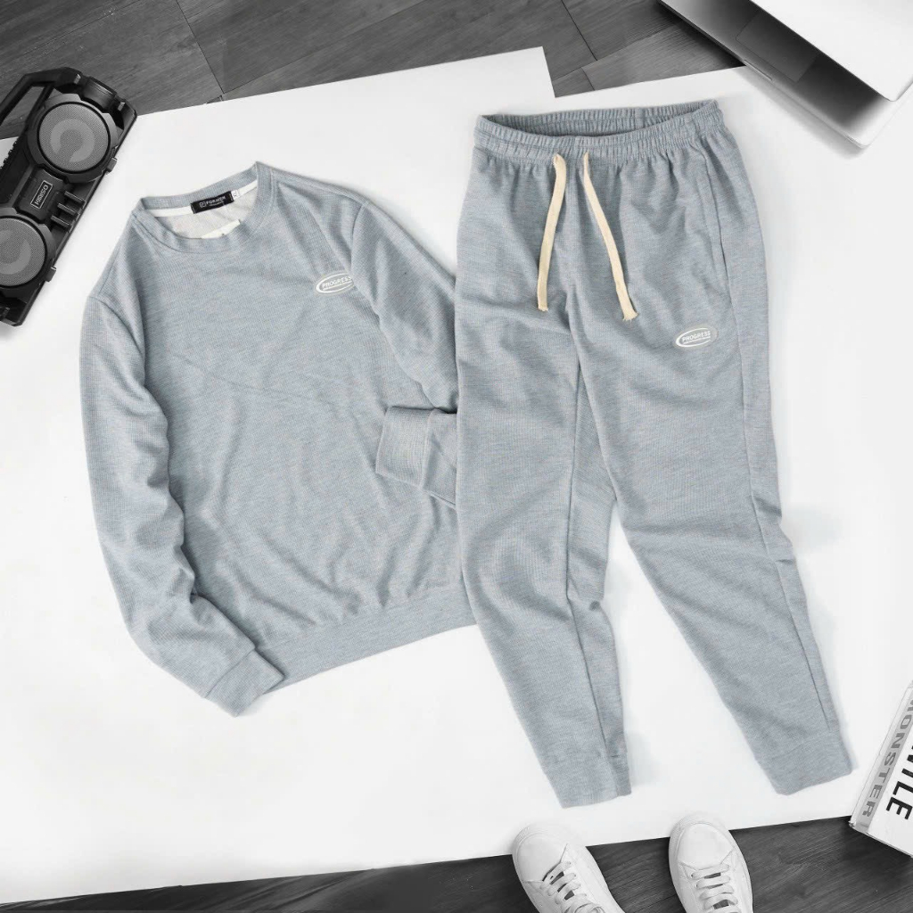 Bộ quần áo nam thu đông virgomen chất nỉ cao cấp