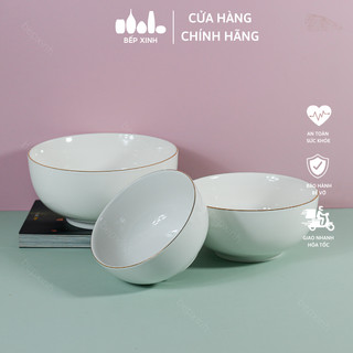 Tô canh sứ viền vàng - Sứ Minh Châu