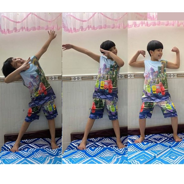 Đồ bộ ba lỗ bé trai, bộ thun lạnh sát nách in hình Xe Ôtô Cars MC Queen nhiều mẫu từ 10kg -60kg