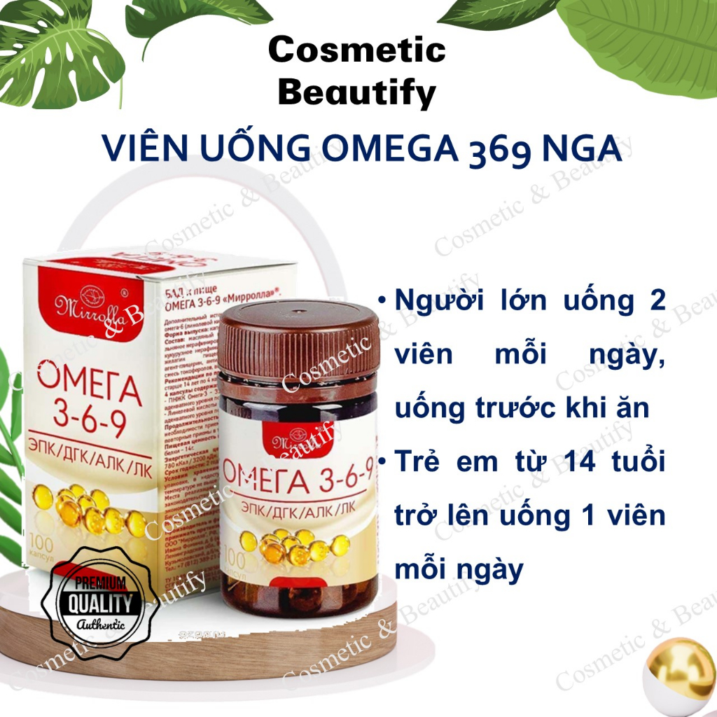 Viên uống Omega 369 mirrolla xuất xứ nga