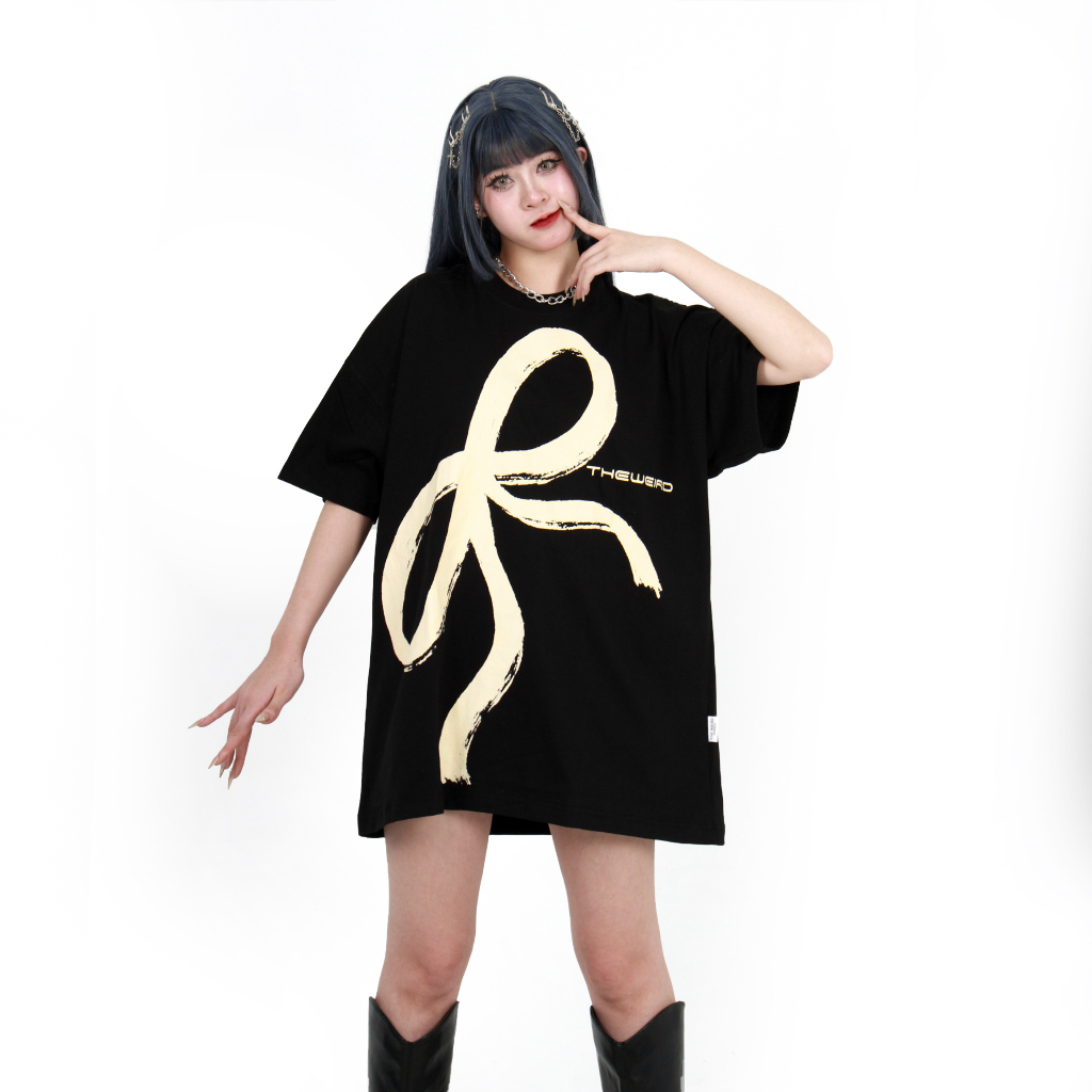 LOCAL BRAND Áo thun The Weird Phong Cách Unisex Form Rộng ATK783
