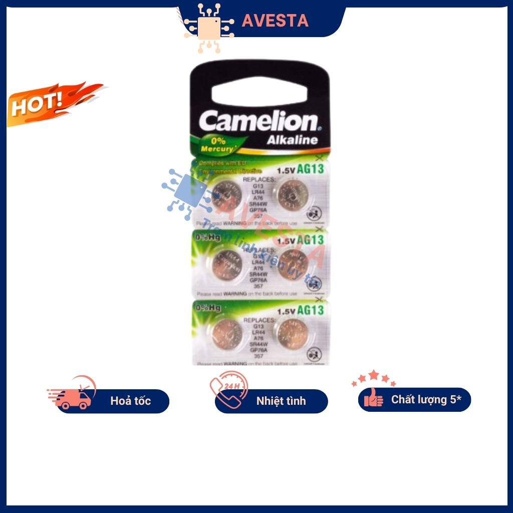 Pin Camelion AG13/LR44/A76/SR44W/GP76A/357 chính hãng chất lượng Avesta