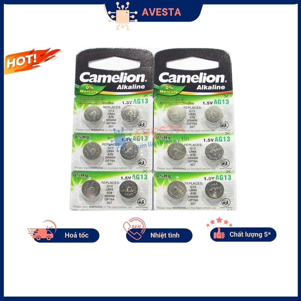 Pin Camelion AG13/LR44/A76/SR44W/GP76A/357 chính hãng chất lượng Avesta