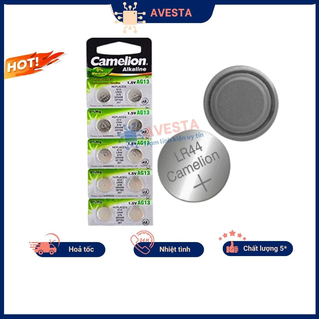 Pin Camelion AG13/LR44/A76/SR44W/GP76A/357 chính hãng chất lượng Avesta