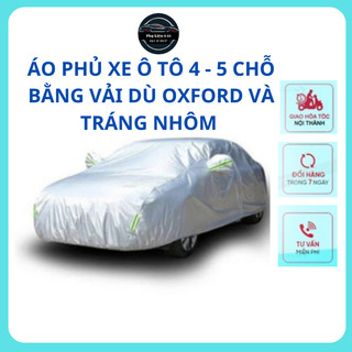 Bạt che phủ ô tô, Bạt phủ che nắng ô tô vải dù Oxford 3 lớp chống cháy chống thấm phản quang