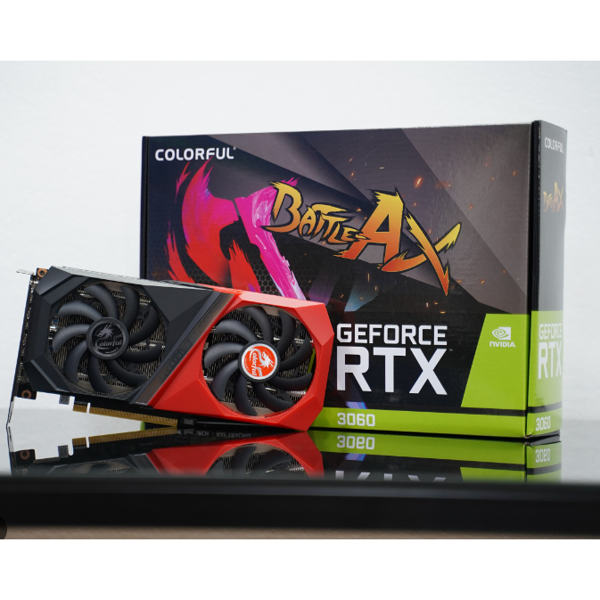 Card màn hình Colorful RTX 3060 NB DUO 12G L-V Cũ