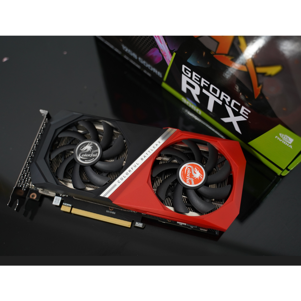 Card màn hình Colorful RTX 3060 NB DUO 12G L-V Cũ