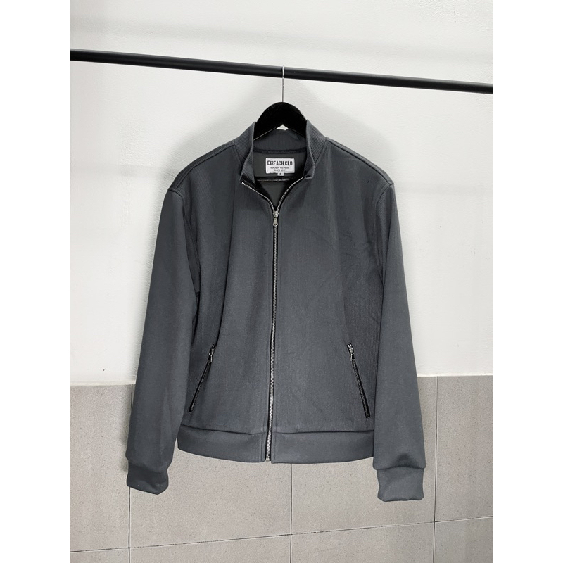 Áo khoác nỉ len kéo khoá