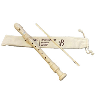 Sáo recorder soprano t-music rc-8b tone c kiểu baroque có túi đựng