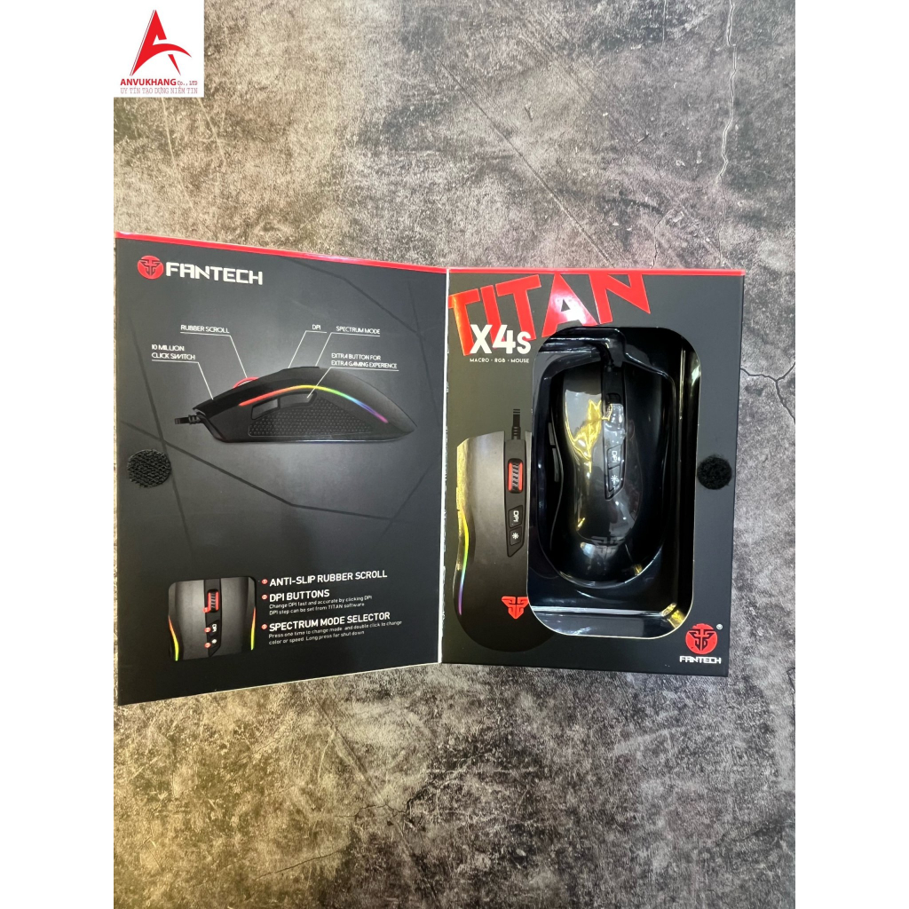 Chuột Gaming có dây Fantech Titan X4s