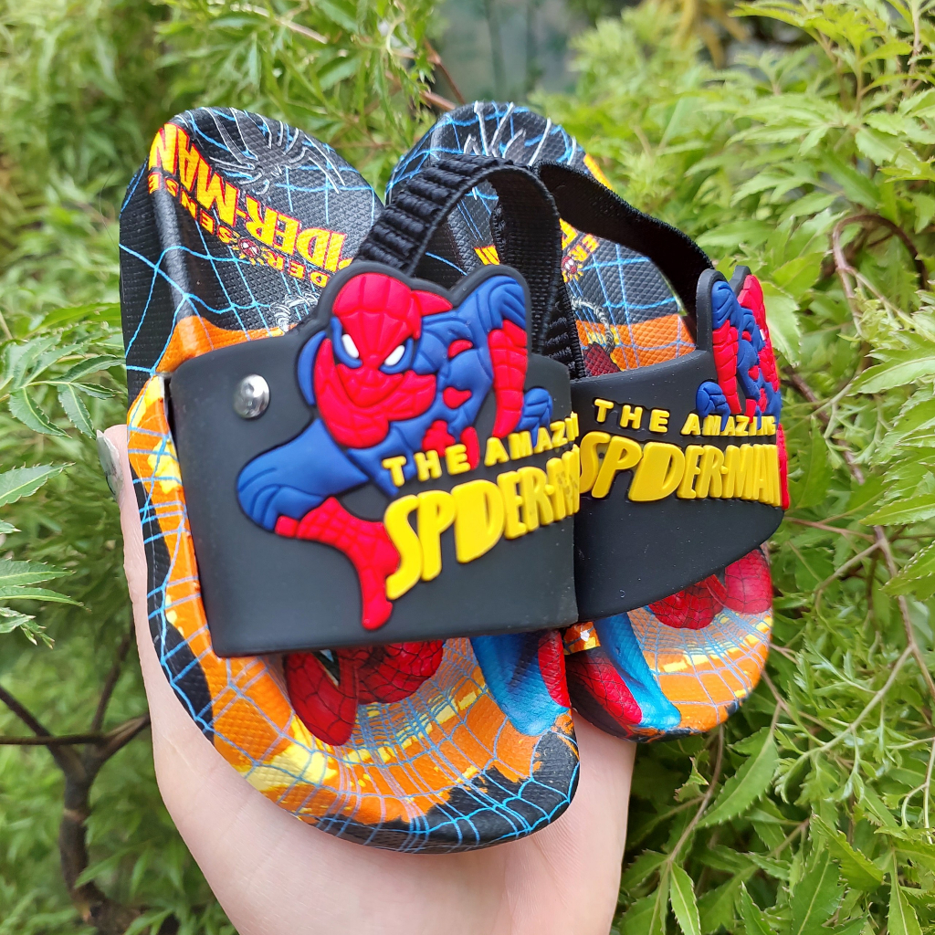 DÉP BÉ TRAI HÌNH SIÊU NHÂN NHỆN CÓ QUAI SAU MẪU HÓT CHO BÉ G57