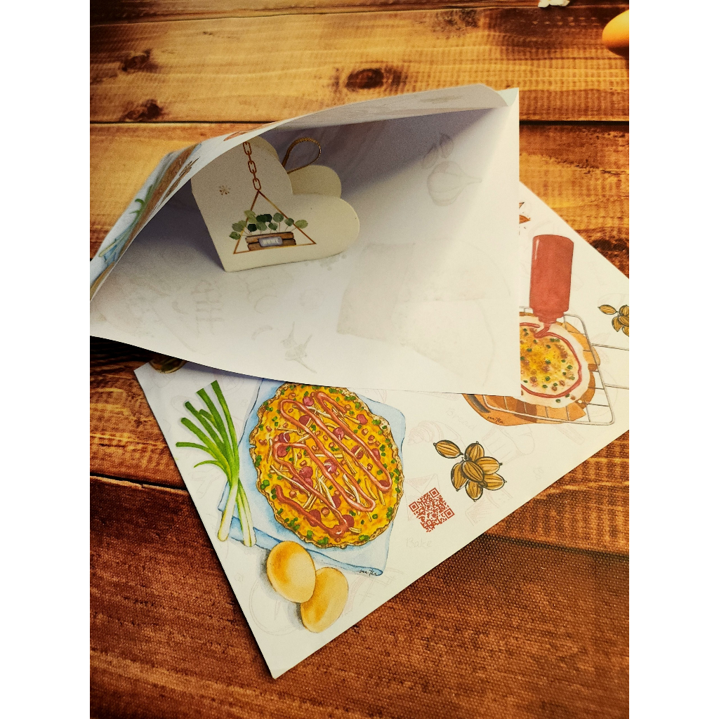 Túi Giấy Gói Bánh Tráng Nướng 14.5cm x 21cm Dán 2 Đầu