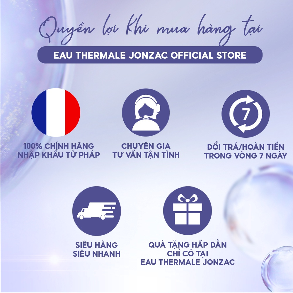 Combo 2 Nước Tẩy Trang Hữu Cơ Làm Sạch Sâu Eau Thermale Jonzac Pure Purifying Micellar Water 500ml