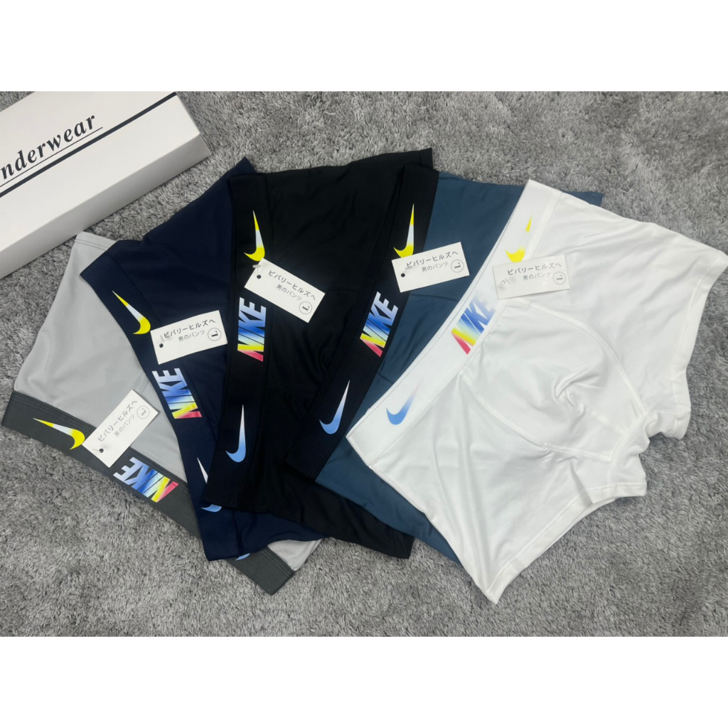 COMBO 5 Quần Sịp Đùi Nam Boxer NI Co Dãn Thoáng Khí Quần Xì Đùi Nam Thông Hơi Mềm Mịn Quần Lót Nam kiểu dáng khoẻ khoắn
