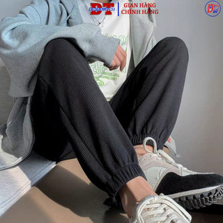 Quần jogger unisex thể thao ,quần ống rộng kiểu dáng jogger mặc nhà nam nữ vải xốp tổ ong phong cách Hàn Quốc