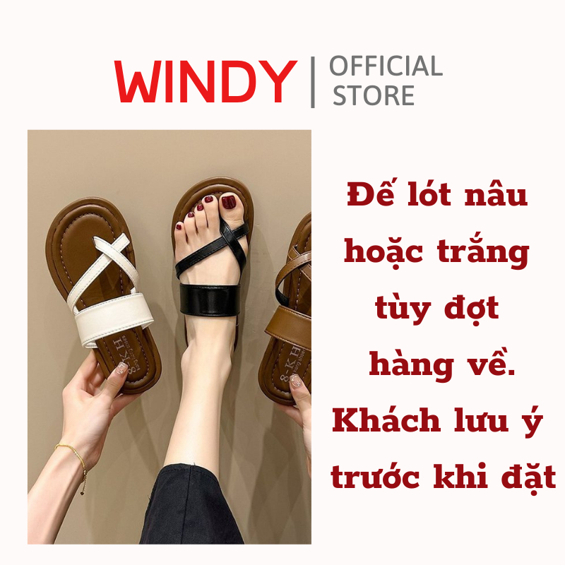 Dép WINDY Xỏ Ngón Chéo Quai Ngang Thời Trang DD-0316