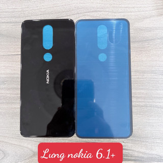 Lưng vỏ nokia 6.1 plus - lưng pin nokia 6.1+ - nắp lưng - lưng kính