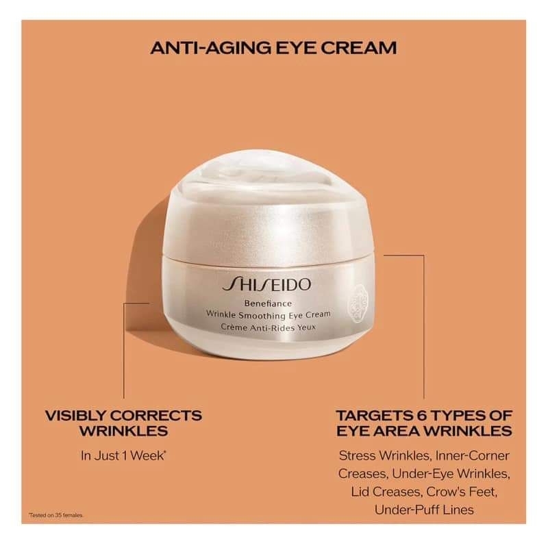 Kem dưỡng mắt Shi.seido Benefiance Winkle Smoothing Eye Cream