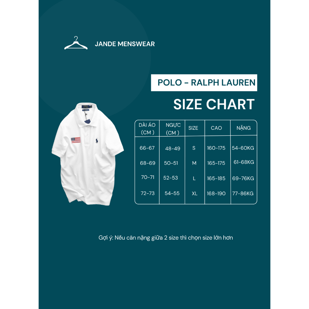 Áo Polo Ra-lph La-uren chất cá sấu ngoại nhập cotton 100% 4 chiều thêu Logo nét Lá cờ Mỹ