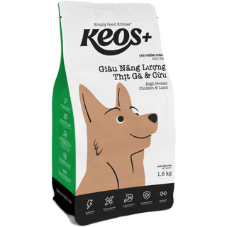 [400g] Thức Ăn Hạt Cho Chó Mọi Lứa Tuổi Keos