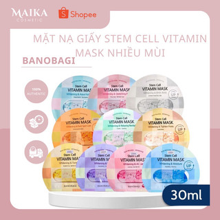 Mặt Nạ Giấy Dưỡng Ẩm Trắng Da Banobagi Stem Cell Vitamin Mask 30ml