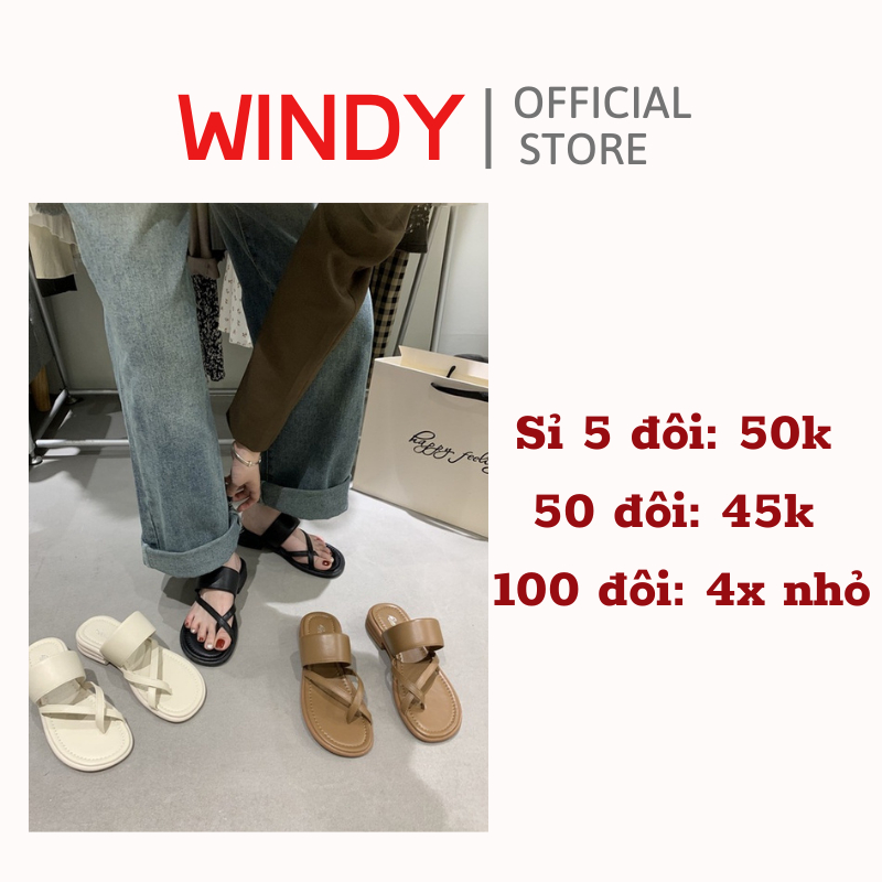 Dép WINDY Xỏ Ngón Chéo Quai Ngang Thời Trang DD-0316