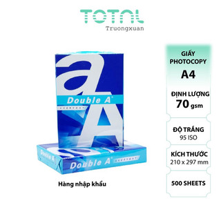 Giấy A4 Double A định lượng 70gsm