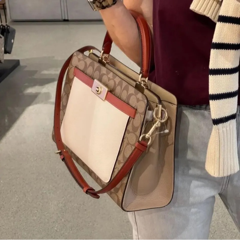 Túi coach lane size lớn đeo chéo