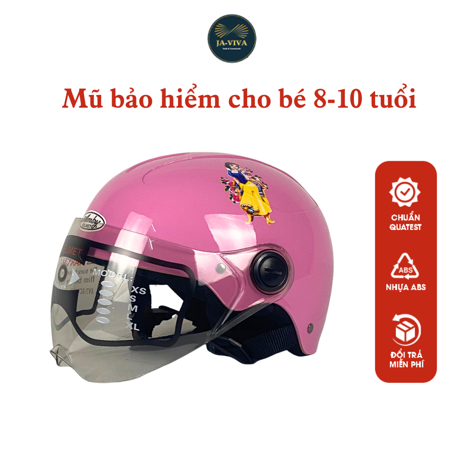 Mũ bảo hiểm cho bé Amby Helmet dạng nửa đầu size lớn cho bé từ 6-10 tuổi