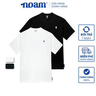 Áo thun Form rộng NOAM Teeny Homies Unisex 100% Cotton - Màu trắng