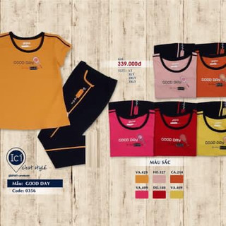 Bộ Mặc Nhà Quần Lửng Gia Hồi nhiều màu size M