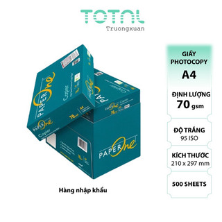 Giấy A4 Paper One nhập khẩu chính hãng định lượng 70gsm- thùng 5 ram