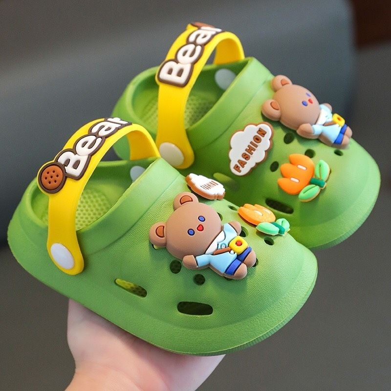 Dép Sục SMILEY Siêu Nhẹ Chống Trượt Họa Tiết Hoạt Hình Dễ Thương Cho Bé Trai, Bé Gái