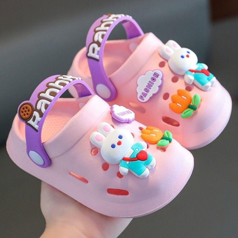Dép Sục SMILEY Siêu Nhẹ Chống Trượt Họa Tiết Hoạt Hình Dễ Thương Cho Bé Trai, Bé Gái