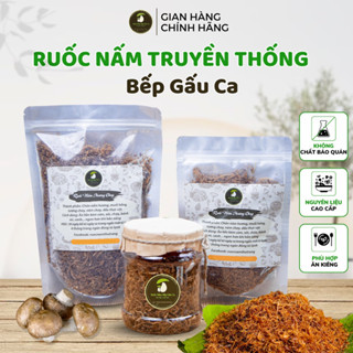 Ruốc nấm hương Việt- Bếp Gấu Ca ngon sạch, chà bông nấm,vị truyền thống,vị rong biển,vị tiêu cay,nấm ruốc,khô nấm