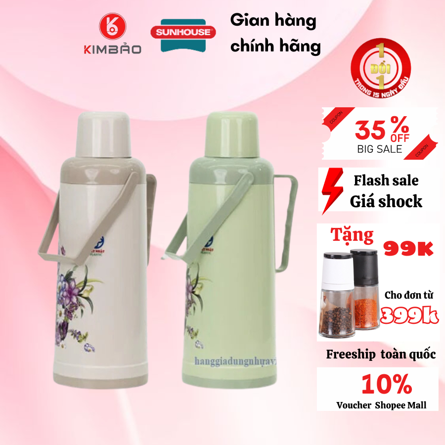 Bình thuỷ nước nóng Việt Nhật 2 lít