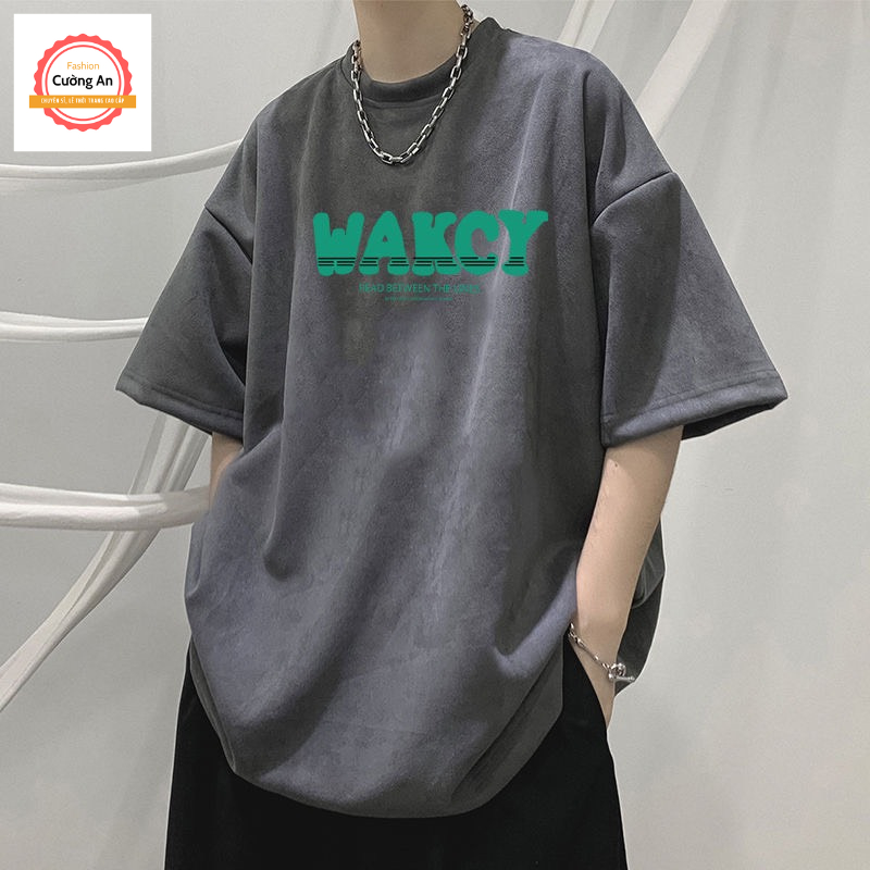 Áo thun nam, áo phông nam tay ngắn, tay lỡ cổ tròn chất cotton dày dặn thoáng mát  ATN009 - Cường An Fashion