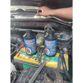 Dầu phanh AMSOIL DOT 3 & DOT 4 100% Tổng hợp 355ml (BFLVCN)