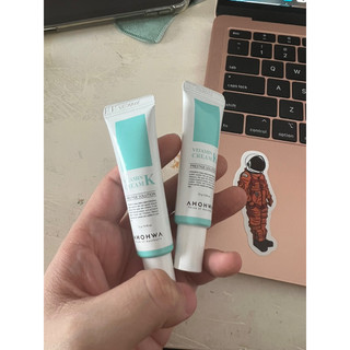 Kem giảm mỏng đỏ, giãn mao mạch & phục hồi da ahohaw vitamin k cream 12g