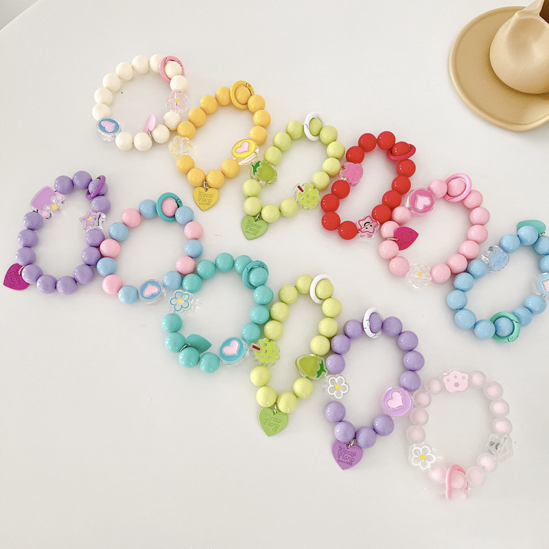 Dây đeo điện thoại vòng tròn xỏ hạt nhiều mẫu có thể làm móc khoá  - Ina Case