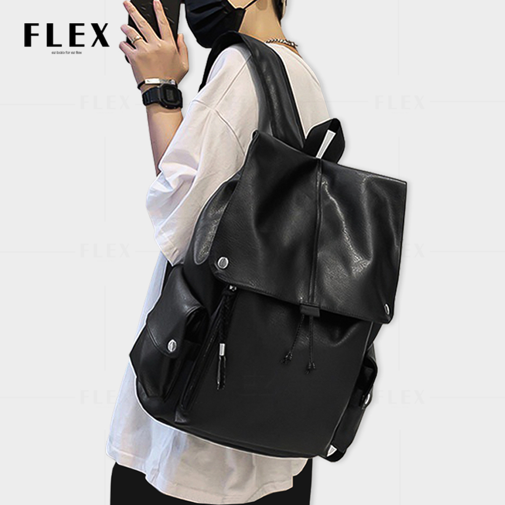 Balo da thời trang unisex BLD16 da PU cao cấp chống nước chống xước , Cặp da đi học nữ nam đựng laptop 15.6 inch