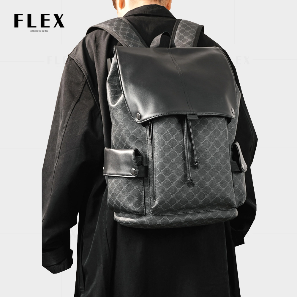 Balo da thời trang unisex BLD16 da PU cao cấp chống nước chống xước , Cặp da đi học nữ nam đựng laptop 15.6 inch