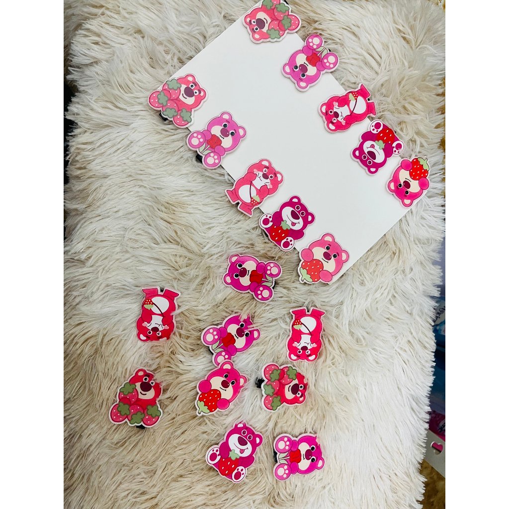 Kẹp Tóc Gấu Dâu Cute Cho Bé
